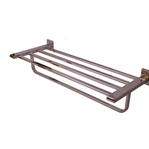 Bathroom Brushed Nickel Towel Rack