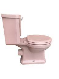 Pink Orient Water Closet Half Set