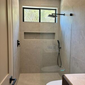 Fixed Panel Shower Cubicle